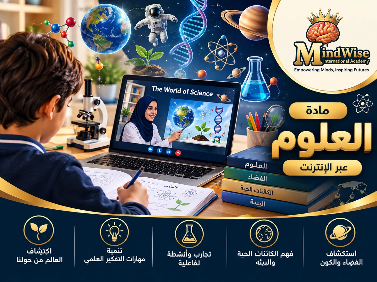 مادة العلوم عبر الإنترنت